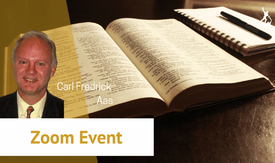 Open book with Zoom event details.